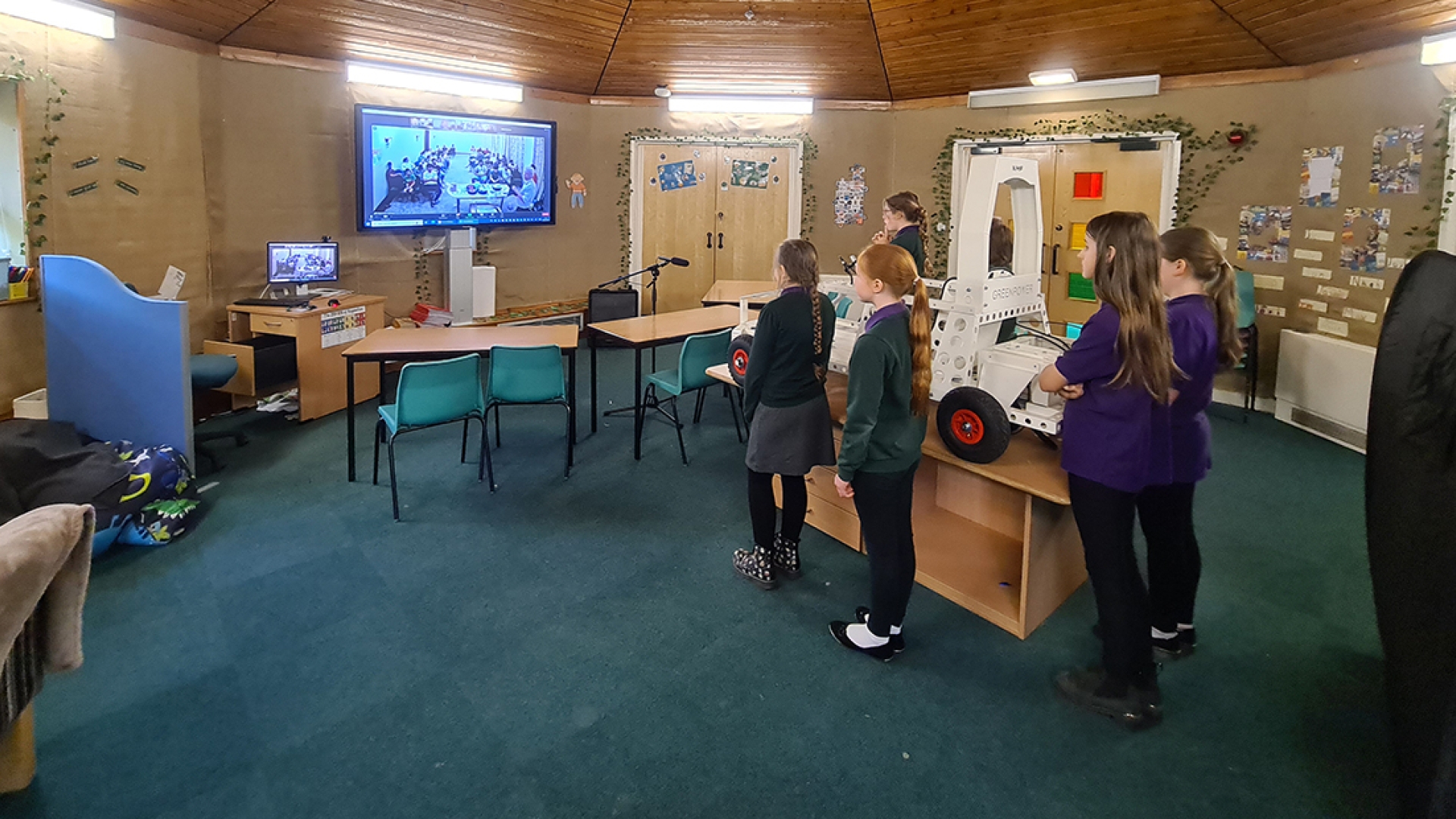 Zoom call with West Park School and the Children's Home