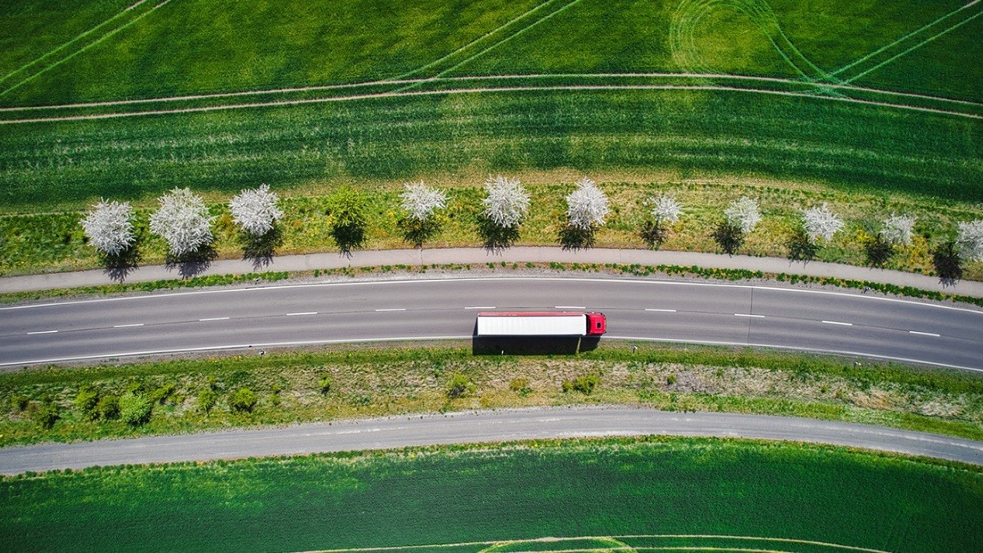 truck on highway