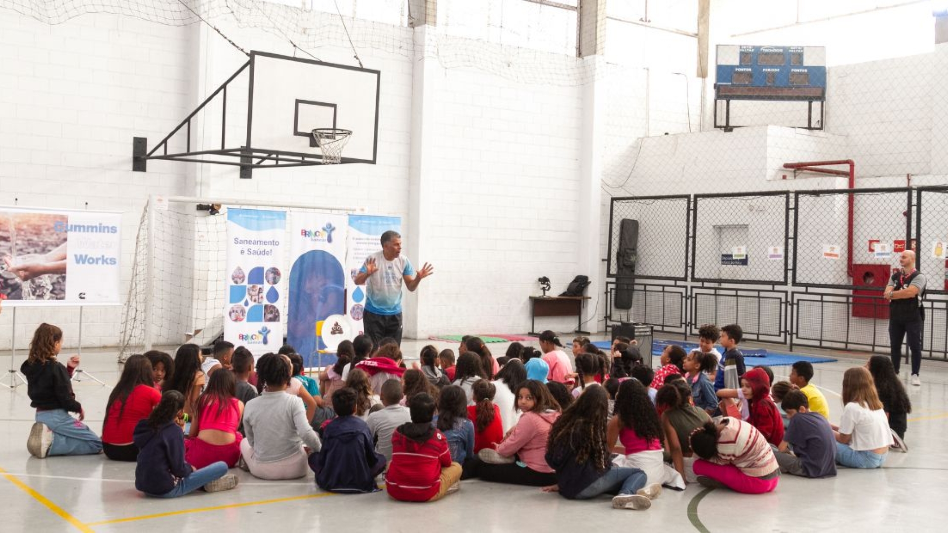 Students learning about Cummins