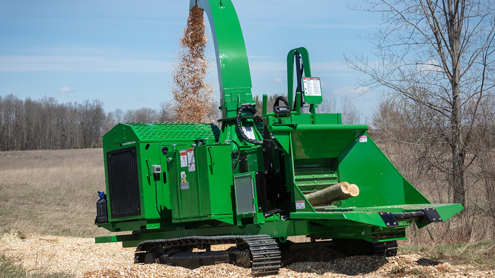 Bandit woodchipper Cummins B6.7