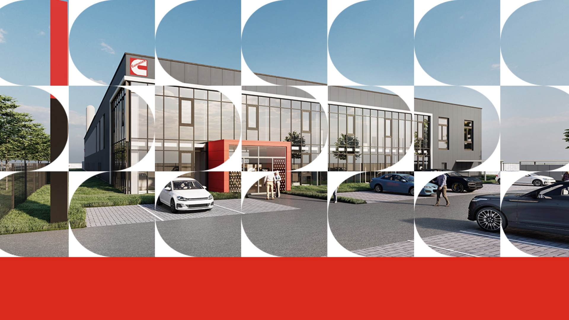 A rendering of Cummins facility in Herten, Germany