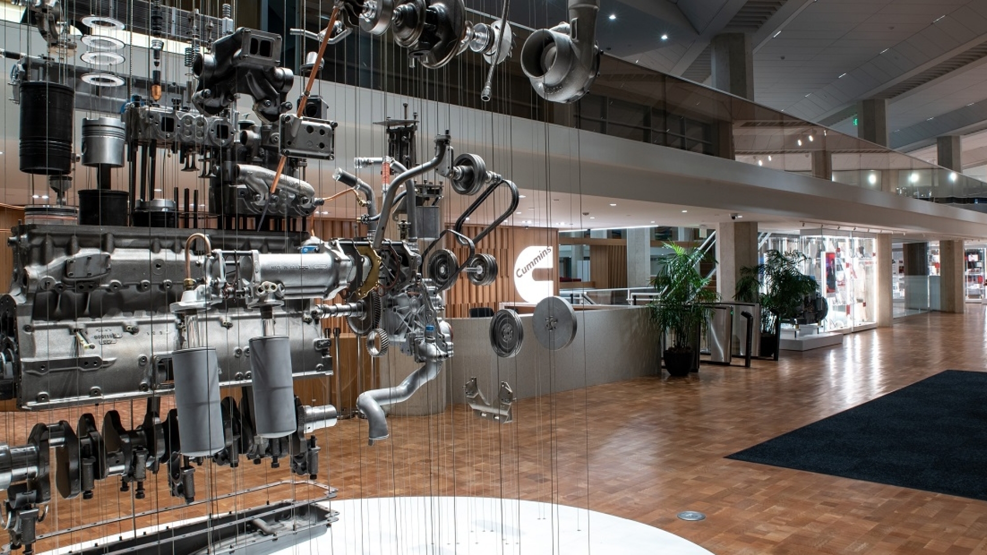Cummins Corporate Office Building lobby