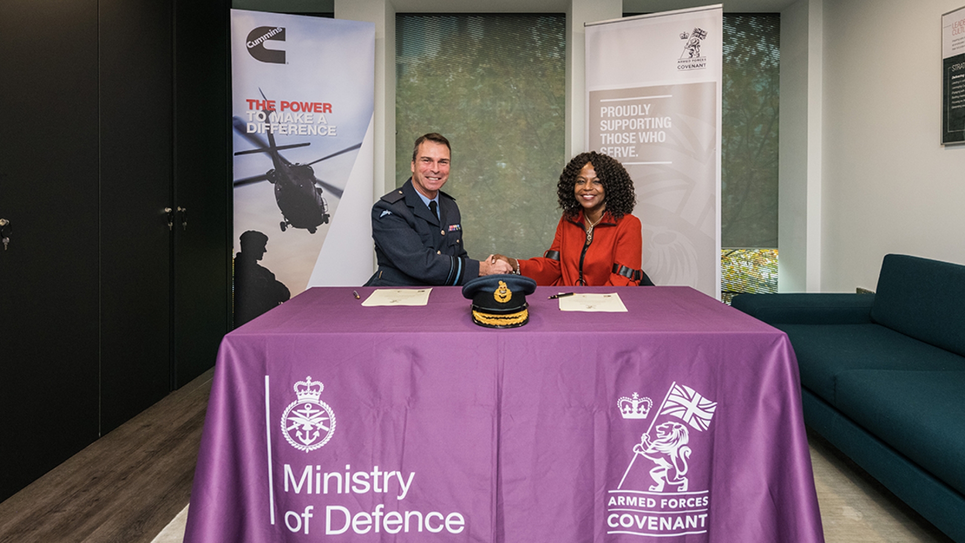 The signing of the Armed Forces Covenant