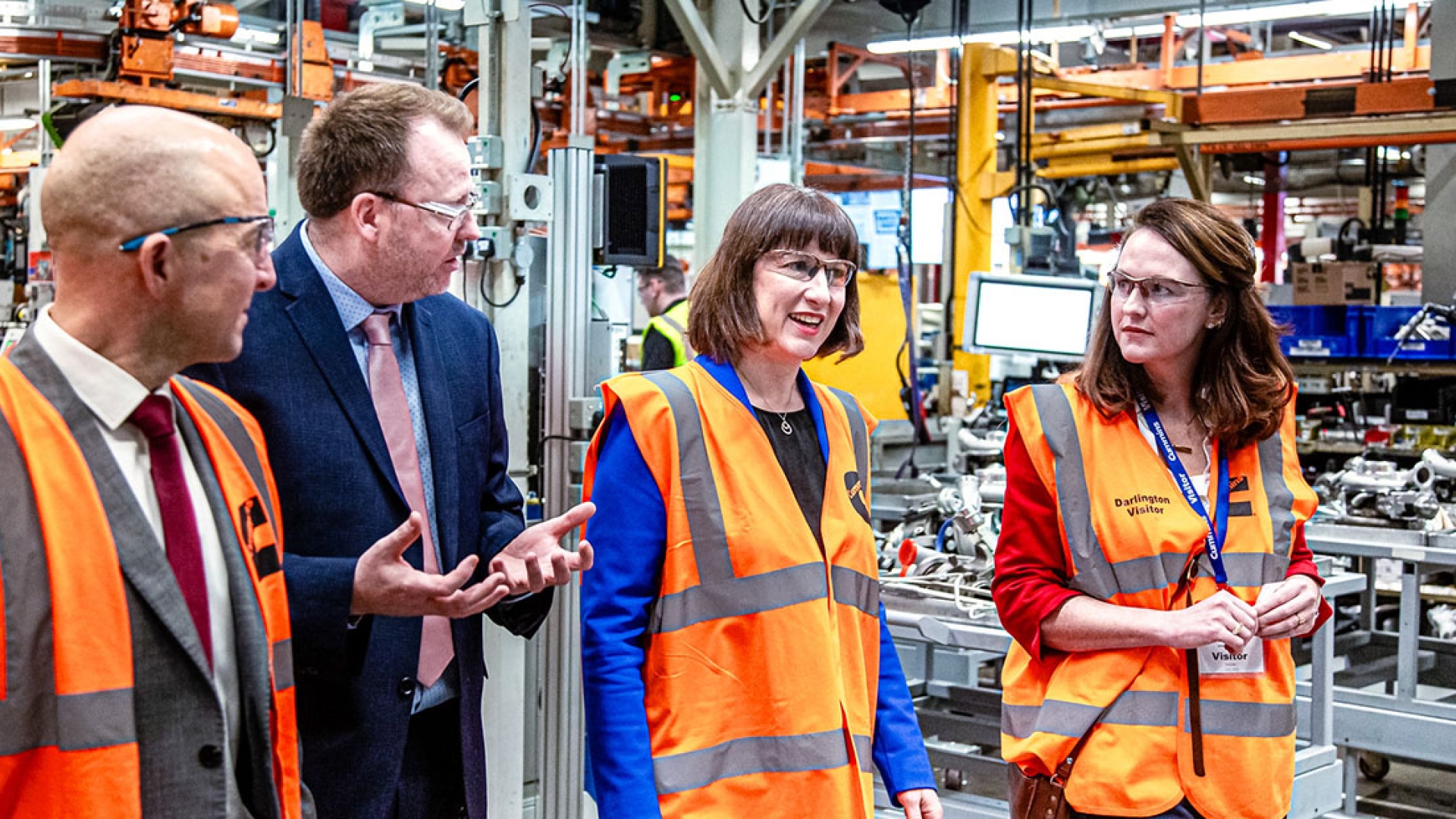 Rt Hon Rachel Reeves MP, Shadow Chancellor of the Exchequer, visiting Cummins Darlington 