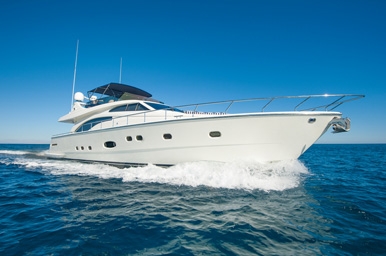 yacht on the water