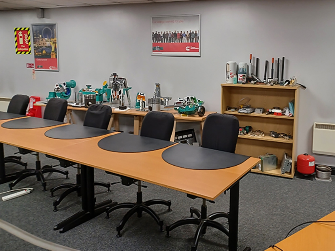 Training school classroom