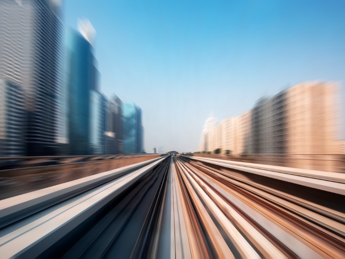 motion on train track