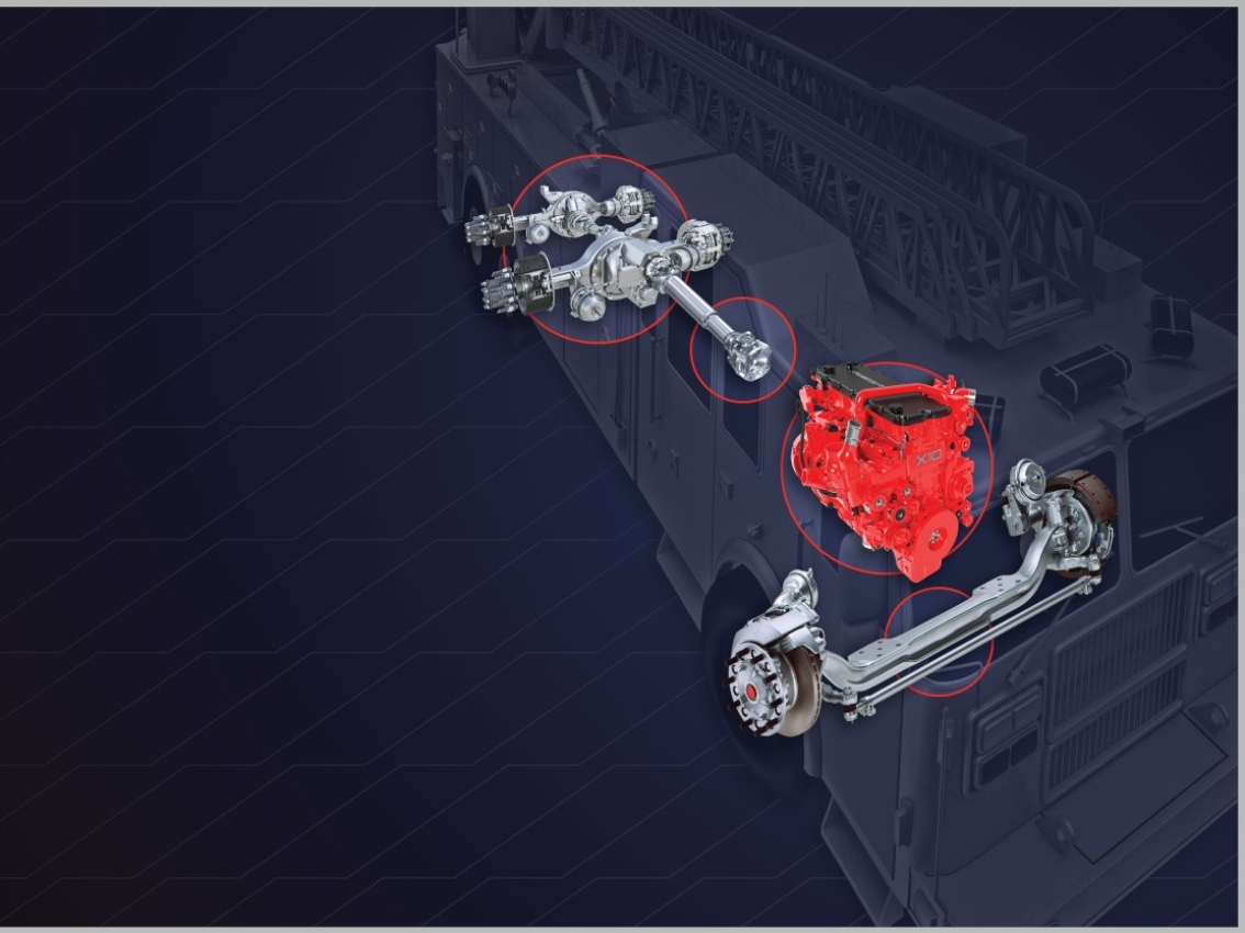 Powertrain for Fire and Emergency applications