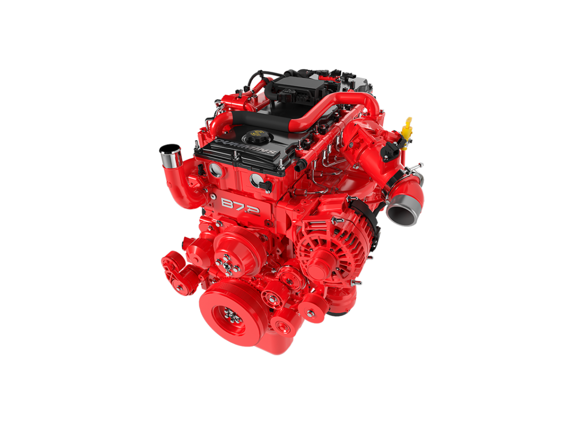 b72 red cummins engine